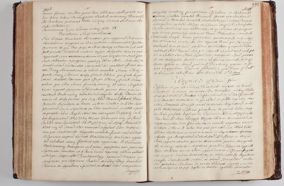 Zdjęcie nr 508 dla obiektu archiwalnego: Wizytacja kanoniczna przeprowadzona w dn. 28 kwietnia 1728 r. przez bpa Michała Kunickiego...