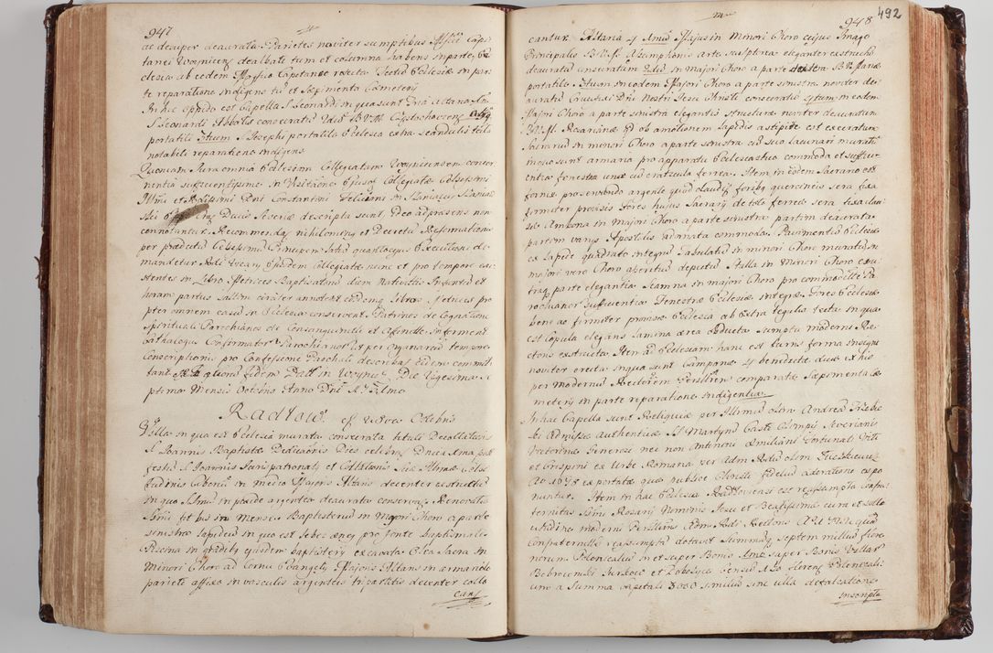 Zdjęcie nr 510 dla obiektu archiwalnego: Wizytacja kanoniczna przeprowadzona w dn. 28 kwietnia 1728 r. przez bpa Michała Kunickiego...