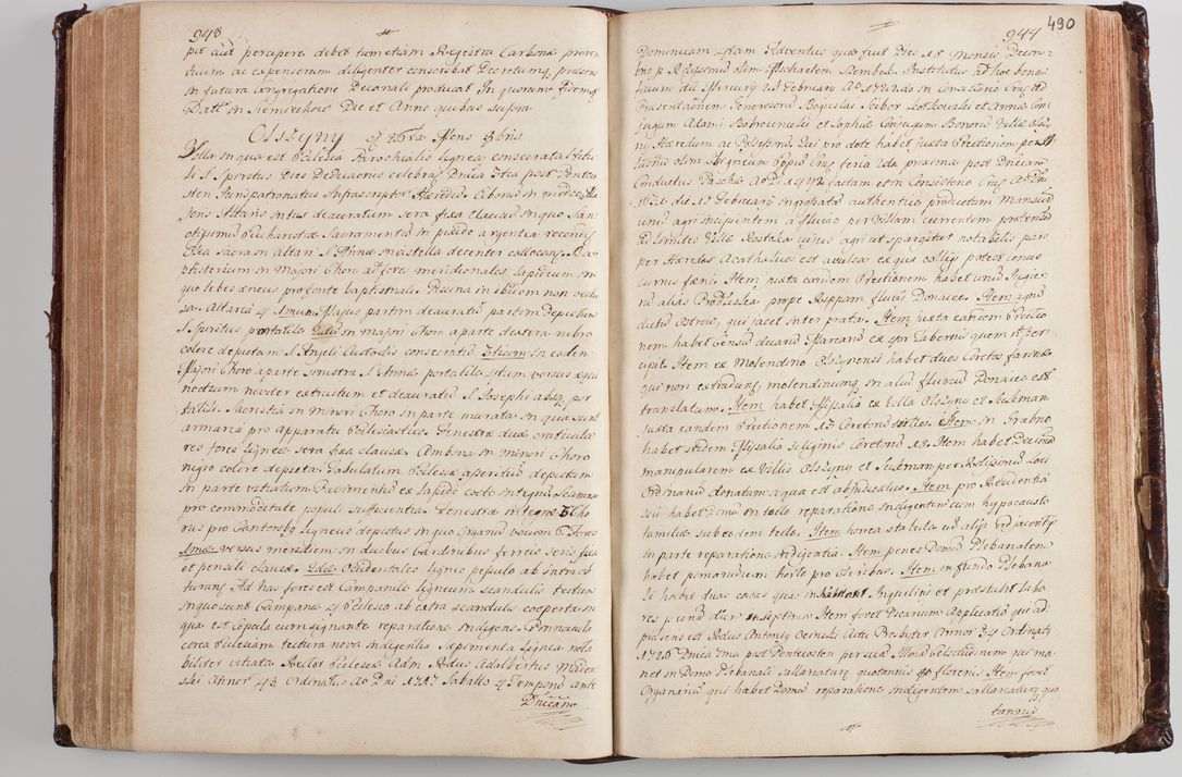 Zdjęcie nr 507 dla obiektu archiwalnego: Wizytacja kanoniczna przeprowadzona w dn. 28 kwietnia 1728 r. przez bpa Michała Kunickiego...