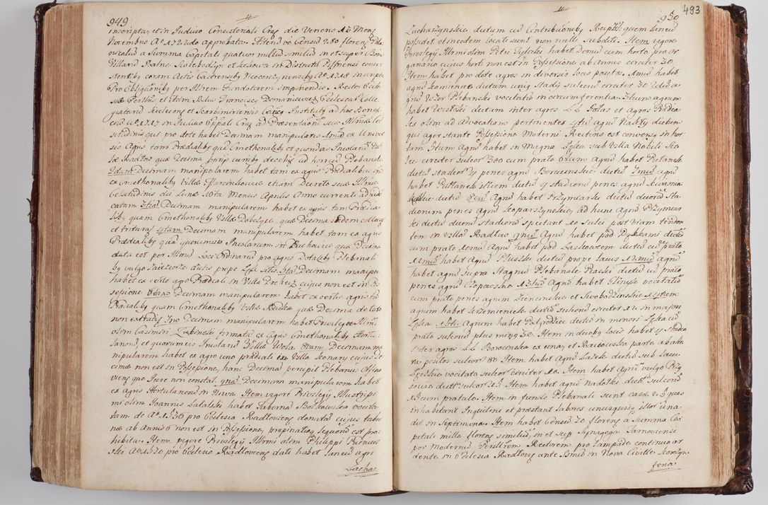 Zdjęcie nr 511 dla obiektu archiwalnego: Wizytacja kanoniczna przeprowadzona w dn. 28 kwietnia 1728 r. przez bpa Michała Kunickiego...