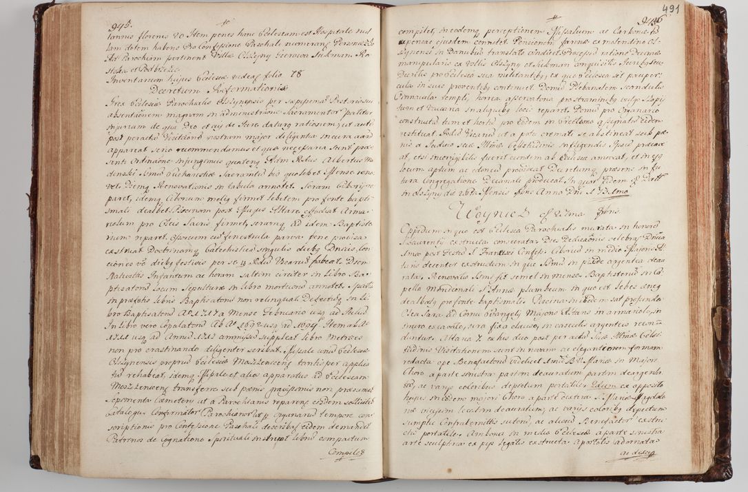 Zdjęcie nr 509 dla obiektu archiwalnego: Wizytacja kanoniczna przeprowadzona w dn. 28 kwietnia 1728 r. przez bpa Michała Kunickiego...