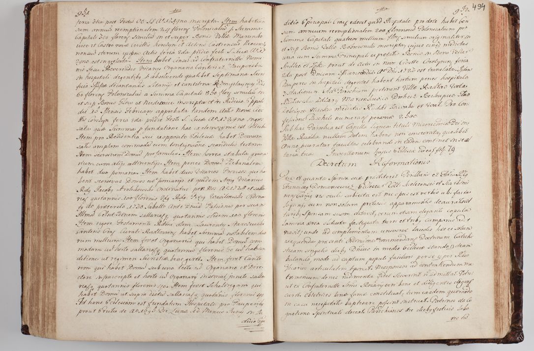 Zdjęcie nr 512 dla obiektu archiwalnego: Wizytacja kanoniczna przeprowadzona w dn. 28 kwietnia 1728 r. przez bpa Michała Kunickiego...