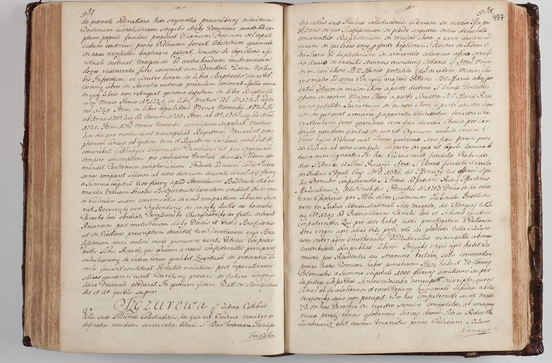 Zdjęcie nr 515 dla obiektu archiwalnego: Wizytacja kanoniczna przeprowadzona w dn. 28 kwietnia 1728 r. przez bpa Michała Kunickiego...