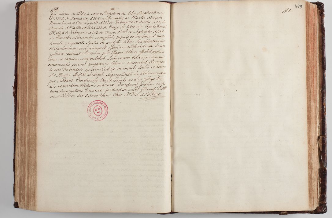 Zdjęcie nr 517 dla obiektu archiwalnego: Wizytacja kanoniczna przeprowadzona w dn. 28 kwietnia 1728 r. przez bpa Michała Kunickiego...