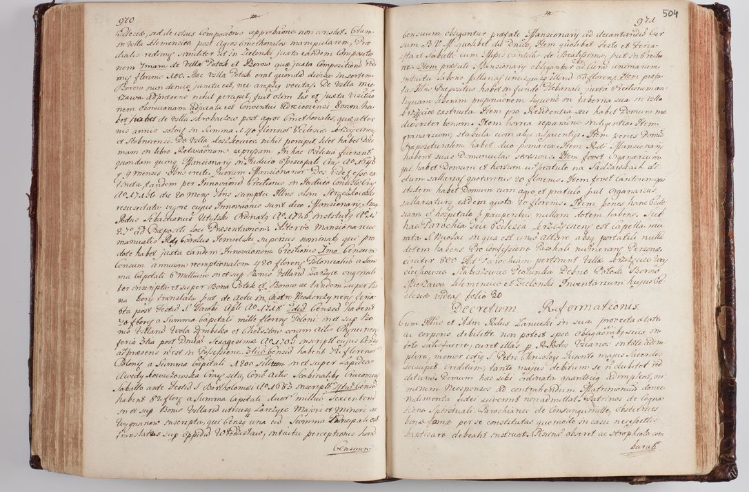 Zdjęcie nr 522 dla obiektu archiwalnego: Wizytacja kanoniczna przeprowadzona w dn. 28 kwietnia 1728 r. przez bpa Michała Kunickiego...