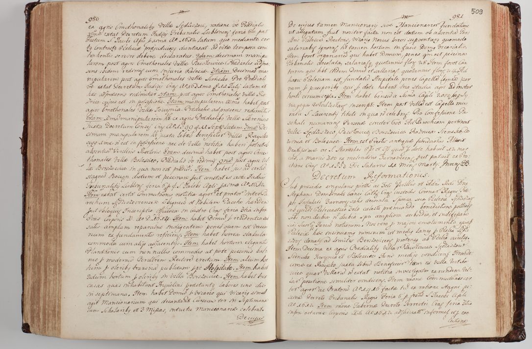 Zdjęcie nr 528 dla obiektu archiwalnego: Wizytacja kanoniczna przeprowadzona w dn. 28 kwietnia 1728 r. przez bpa Michała Kunickiego...