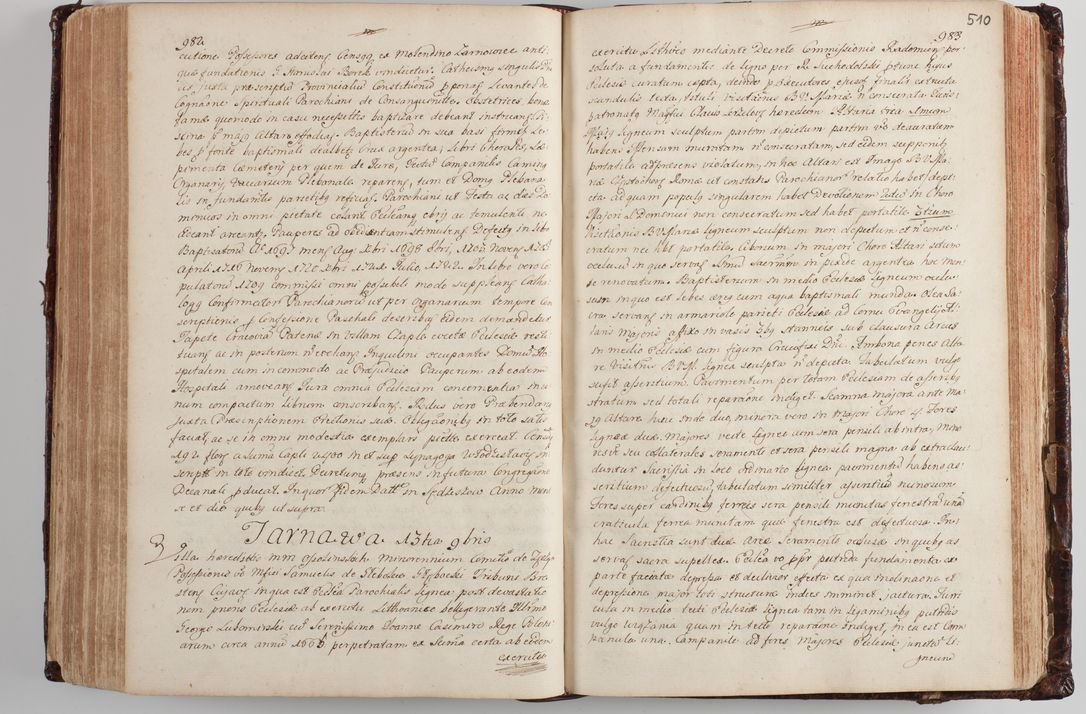 Zdjęcie nr 529 dla obiektu archiwalnego: Wizytacja kanoniczna przeprowadzona w dn. 28 kwietnia 1728 r. przez bpa Michała Kunickiego...
