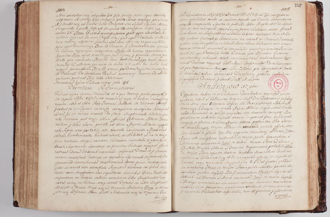 Zdjęcie nr 544 dla obiektu archiwalnego: Wizytacja kanoniczna przeprowadzona w dn. 28 kwietnia 1728 r. przez bpa Michała Kunickiego...