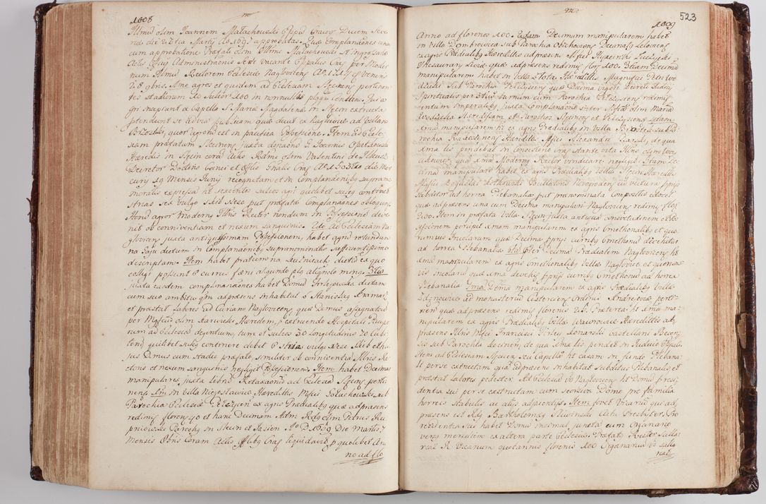 Zdjęcie nr 542 dla obiektu archiwalnego: Wizytacja kanoniczna przeprowadzona w dn. 28 kwietnia 1728 r. przez bpa Michała Kunickiego...