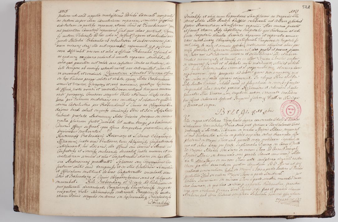 Zdjęcie nr 547 dla obiektu archiwalnego: Wizytacja kanoniczna przeprowadzona w dn. 28 kwietnia 1728 r. przez bpa Michała Kunickiego...