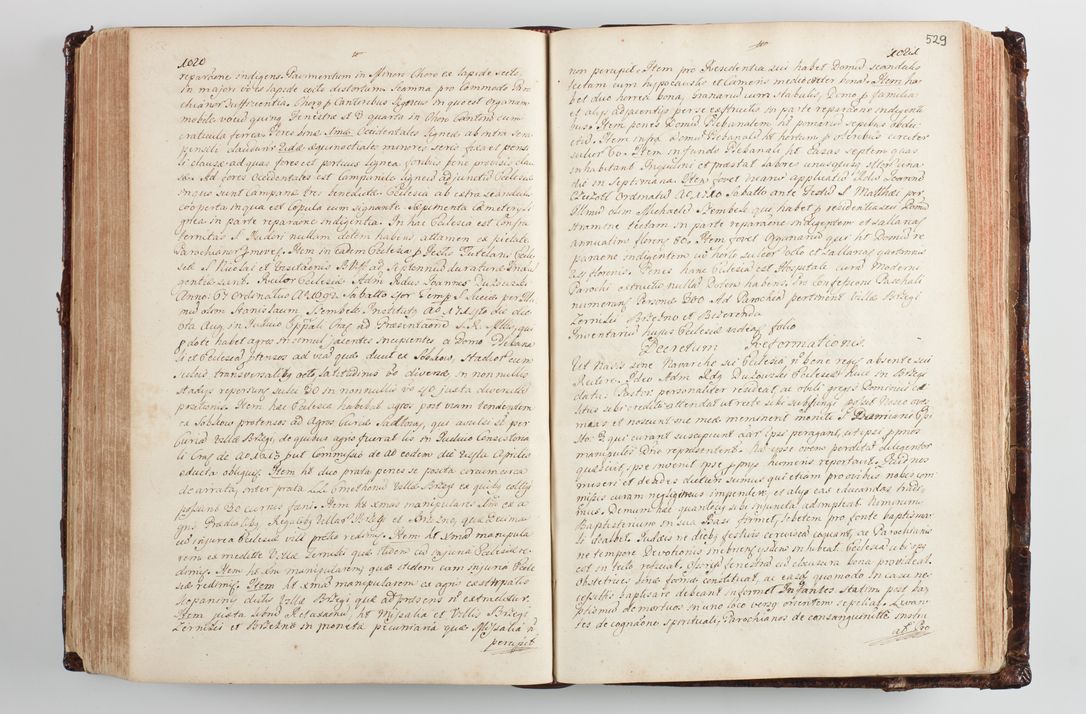 Zdjęcie nr 550 dla obiektu archiwalnego: Wizytacja kanoniczna przeprowadzona w dn. 28 kwietnia 1728 r. przez bpa Michała Kunickiego...