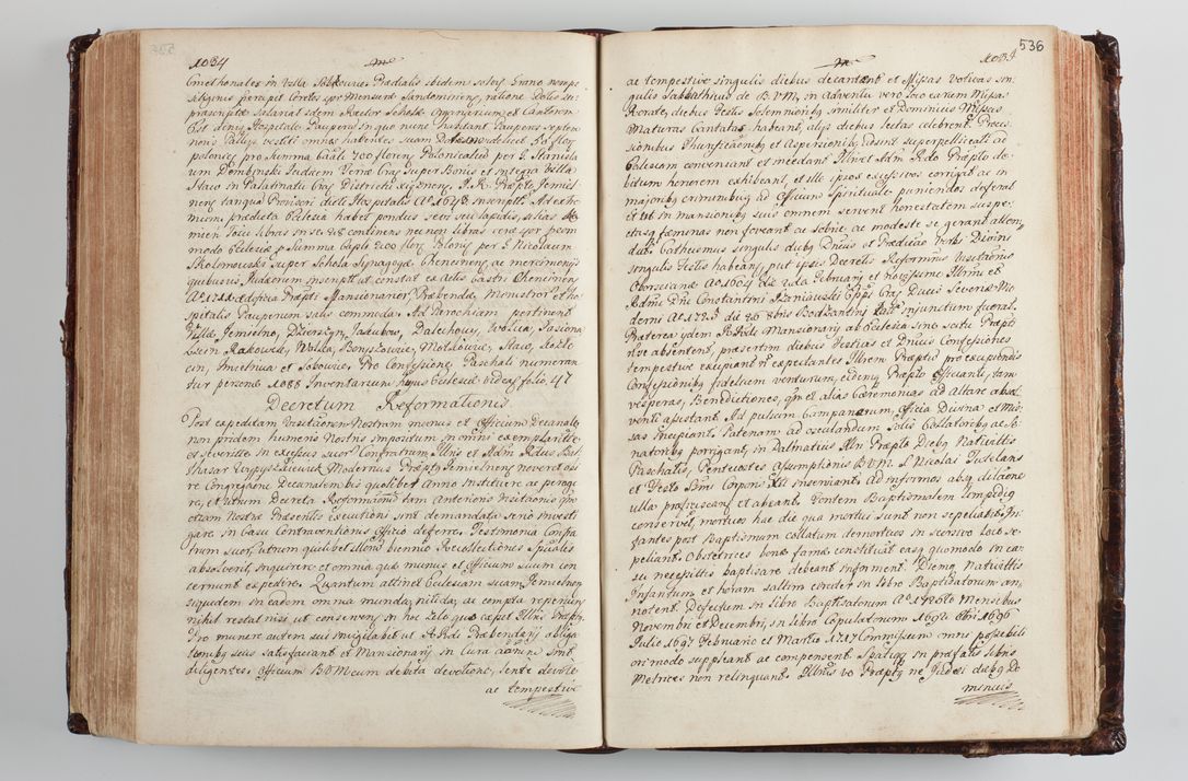 Zdjęcie nr 557 dla obiektu archiwalnego: Wizytacja kanoniczna przeprowadzona w dn. 28 kwietnia 1728 r. przez bpa Michała Kunickiego...