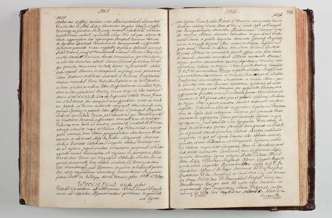 Zdjęcie nr 560 dla obiektu archiwalnego: Wizytacja kanoniczna przeprowadzona w dn. 28 kwietnia 1728 r. przez bpa Michała Kunickiego...