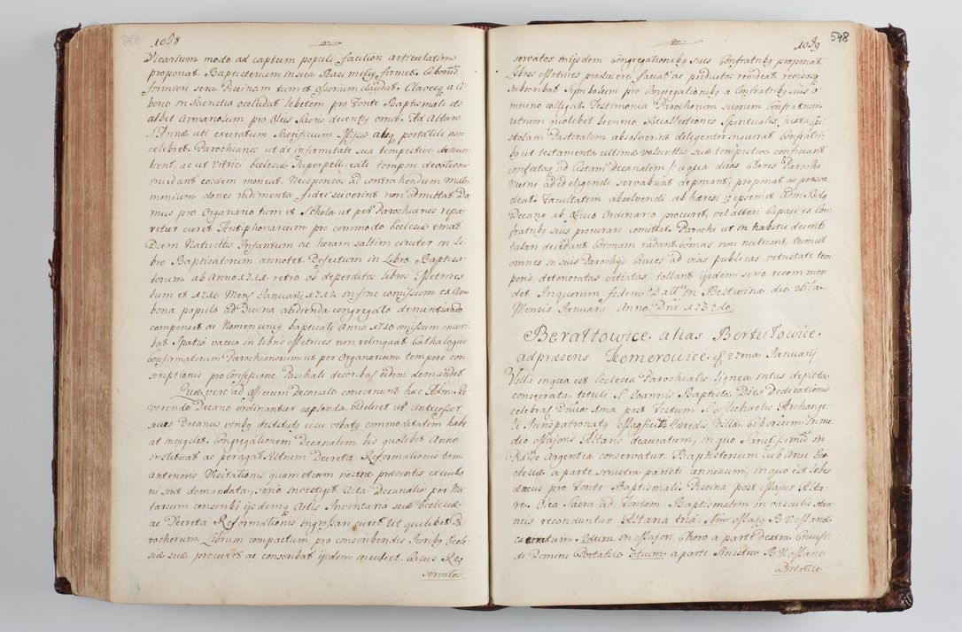 Zdjęcie nr 569 dla obiektu archiwalnego: Wizytacja kanoniczna przeprowadzona w dn. 28 kwietnia 1728 r. przez bpa Michała Kunickiego...