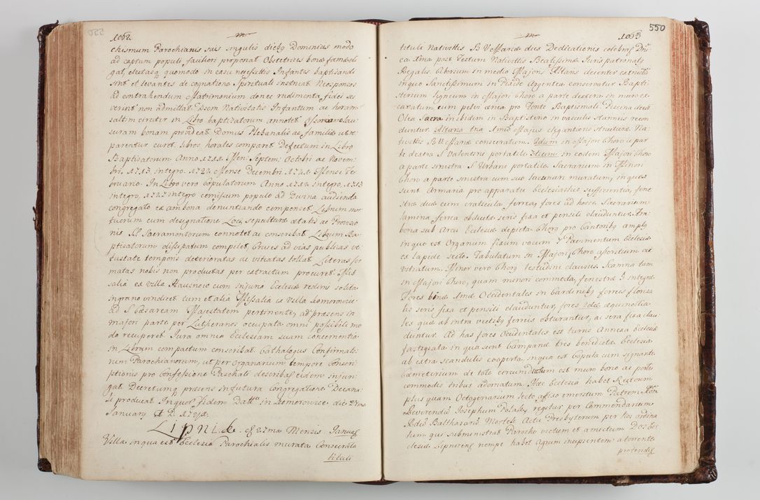 Zdjęcie nr 572 dla obiektu archiwalnego: Wizytacja kanoniczna przeprowadzona w dn. 28 kwietnia 1728 r. przez bpa Michała Kunickiego...