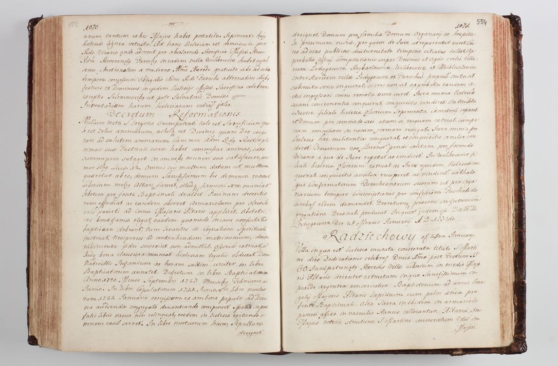 Zdjęcie nr 576 dla obiektu archiwalnego: Wizytacja kanoniczna przeprowadzona w dn. 28 kwietnia 1728 r. przez bpa Michała Kunickiego...