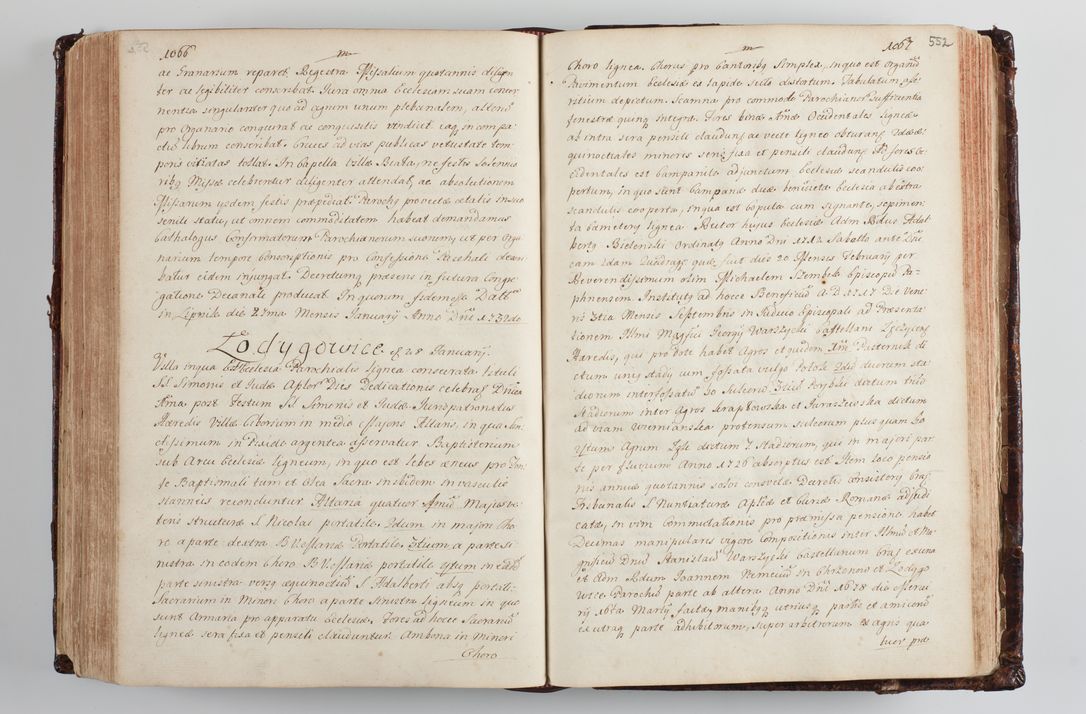 Zdjęcie nr 574 dla obiektu archiwalnego: Wizytacja kanoniczna przeprowadzona w dn. 28 kwietnia 1728 r. przez bpa Michała Kunickiego...