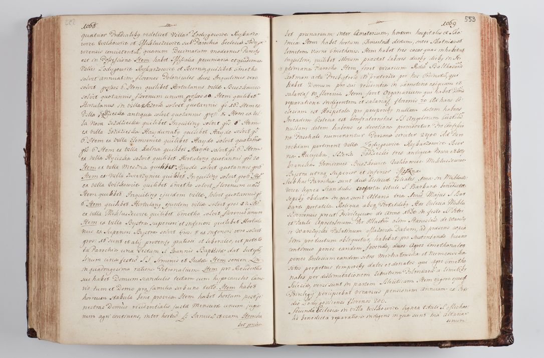 Zdjęcie nr 575 dla obiektu archiwalnego: Wizytacja kanoniczna przeprowadzona w dn. 28 kwietnia 1728 r. przez bpa Michała Kunickiego...