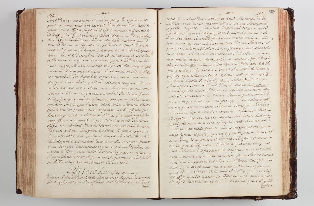 Zdjęcie nr 580 dla obiektu archiwalnego: Wizytacja kanoniczna przeprowadzona w dn. 28 kwietnia 1728 r. przez bpa Michała Kunickiego...