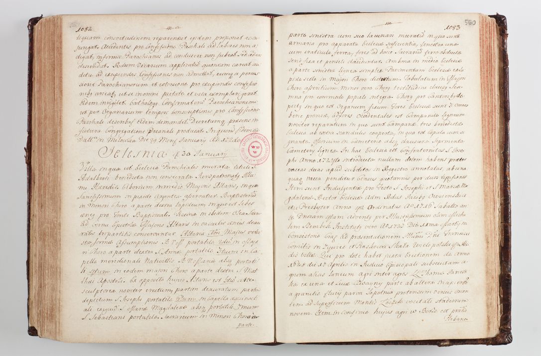 Zdjęcie nr 583 dla obiektu archiwalnego: Wizytacja kanoniczna przeprowadzona w dn. 28 kwietnia 1728 r. przez bpa Michała Kunickiego...