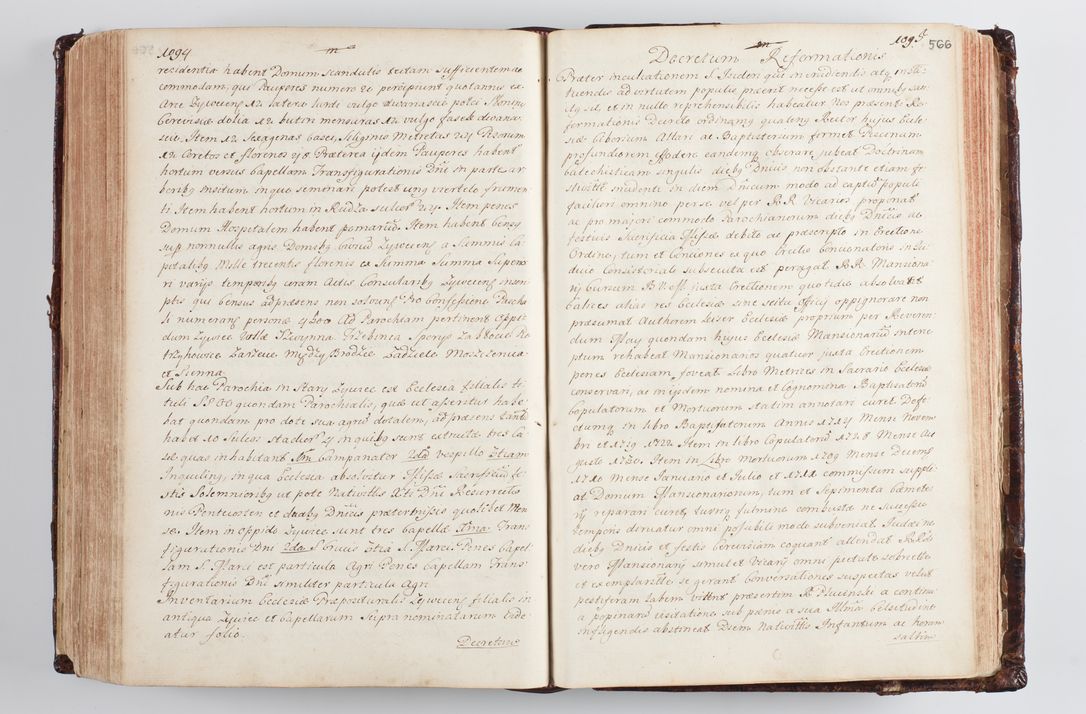 Zdjęcie nr 589 dla obiektu archiwalnego: Wizytacja kanoniczna przeprowadzona w dn. 28 kwietnia 1728 r. przez bpa Michała Kunickiego...