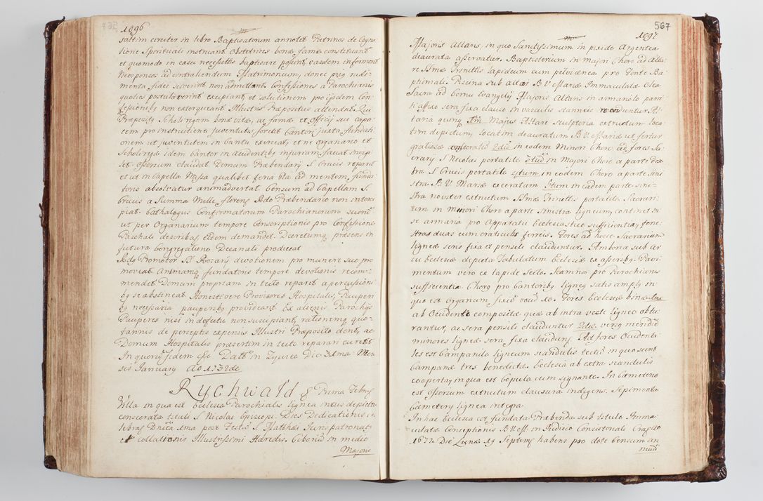 Zdjęcie nr 591 dla obiektu archiwalnego: Wizytacja kanoniczna przeprowadzona w dn. 28 kwietnia 1728 r. przez bpa Michała Kunickiego...