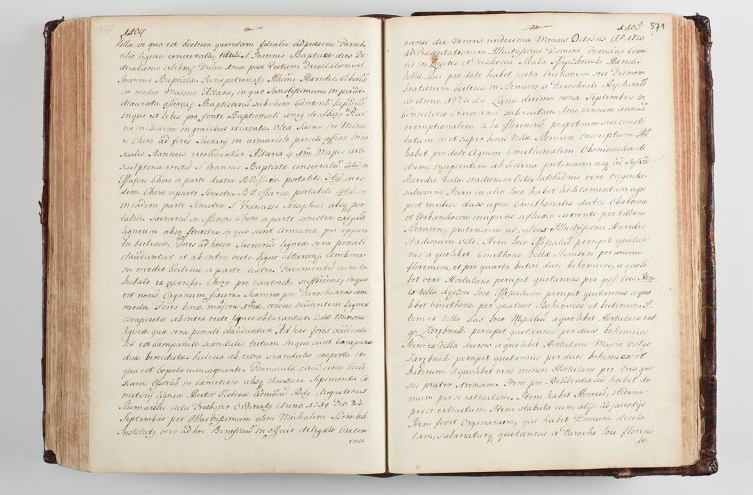 Zdjęcie nr 595 dla obiektu archiwalnego: Wizytacja kanoniczna przeprowadzona w dn. 28 kwietnia 1728 r. przez bpa Michała Kunickiego...