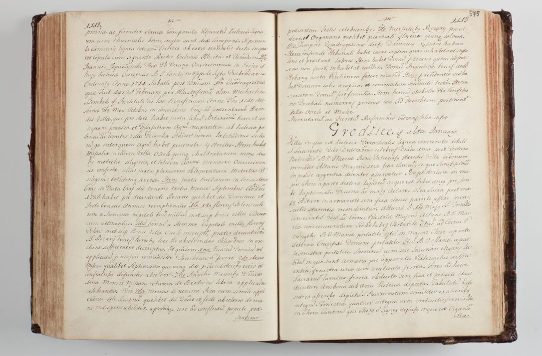 Zdjęcie nr 599 dla obiektu archiwalnego: Wizytacja kanoniczna przeprowadzona w dn. 28 kwietnia 1728 r. przez bpa Michała Kunickiego...