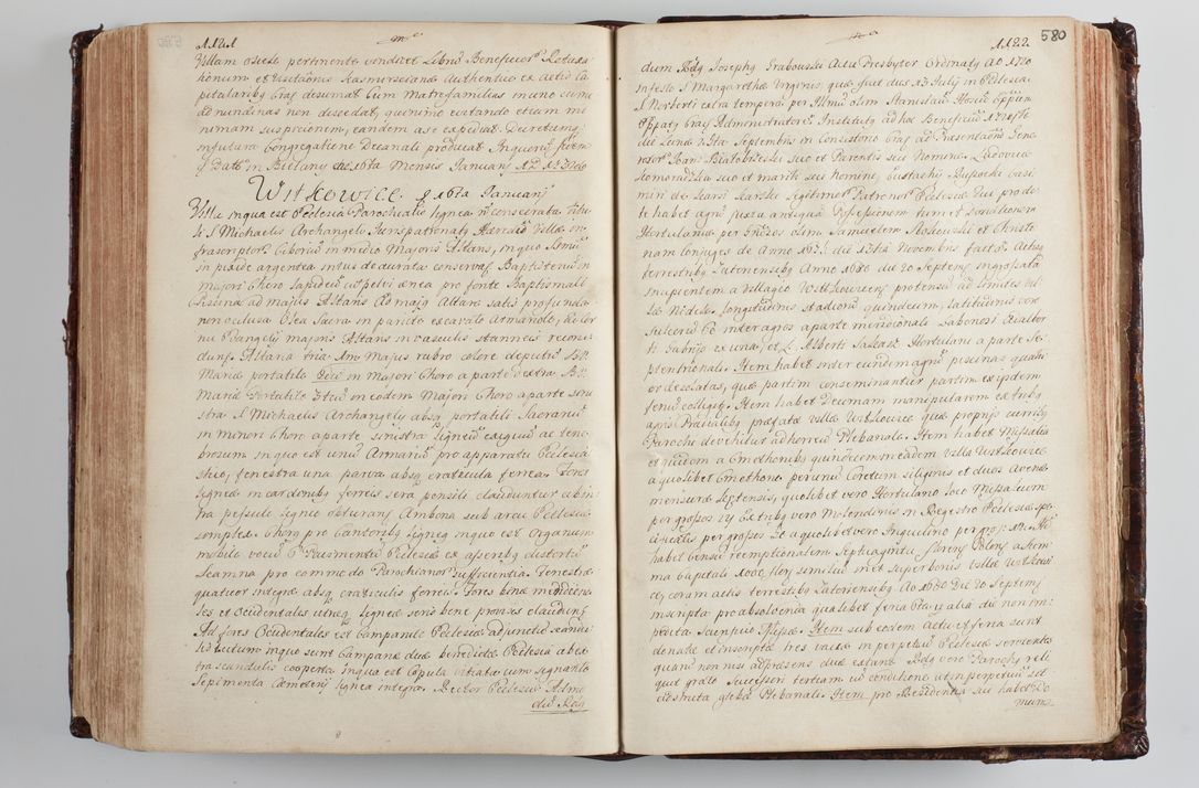 Zdjęcie nr 604 dla obiektu archiwalnego: Wizytacja kanoniczna przeprowadzona w dn. 28 kwietnia 1728 r. przez bpa Michała Kunickiego...