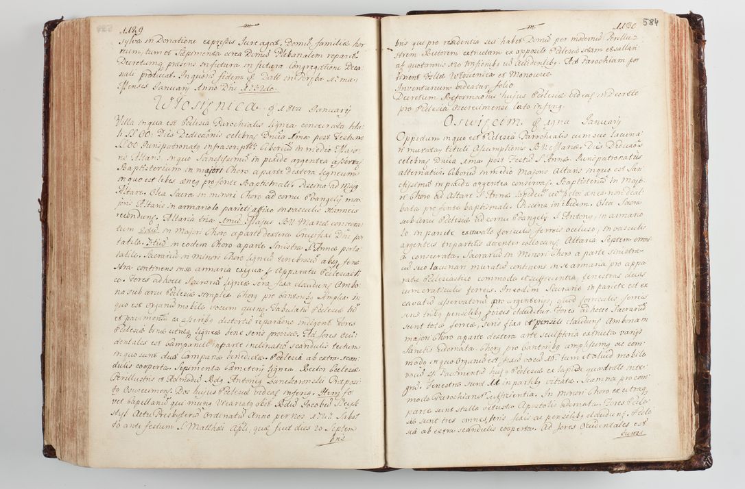 Zdjęcie nr 608 dla obiektu archiwalnego: Wizytacja kanoniczna przeprowadzona w dn. 28 kwietnia 1728 r. przez bpa Michała Kunickiego...