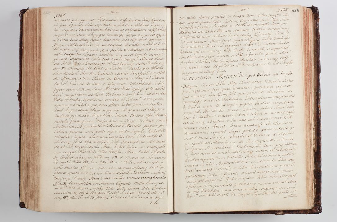 Zdjęcie nr 607 dla obiektu archiwalnego: Wizytacja kanoniczna przeprowadzona w dn. 28 kwietnia 1728 r. przez bpa Michała Kunickiego...