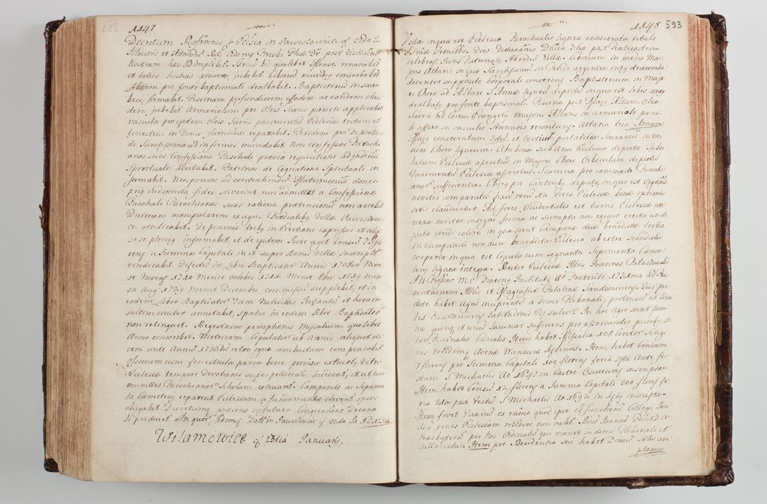 Zdjęcie nr 617 dla obiektu archiwalnego: Wizytacja kanoniczna przeprowadzona w dn. 28 kwietnia 1728 r. przez bpa Michała Kunickiego...