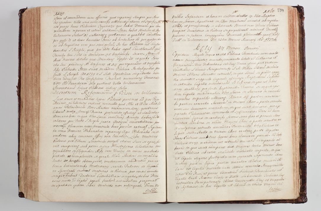 Zdjęcie nr 619 dla obiektu archiwalnego: Wizytacja kanoniczna przeprowadzona w dn. 28 kwietnia 1728 r. przez bpa Michała Kunickiego...