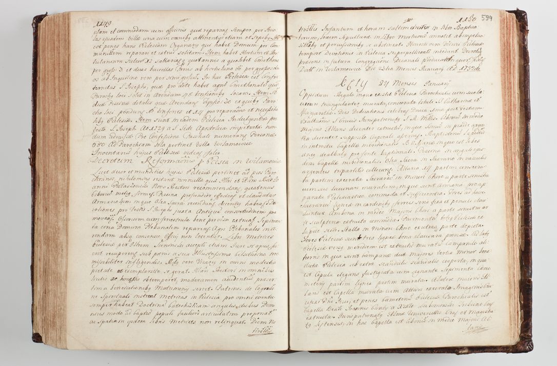 Zdjęcie nr 618 dla obiektu archiwalnego: Wizytacja kanoniczna przeprowadzona w dn. 28 kwietnia 1728 r. przez bpa Michała Kunickiego...