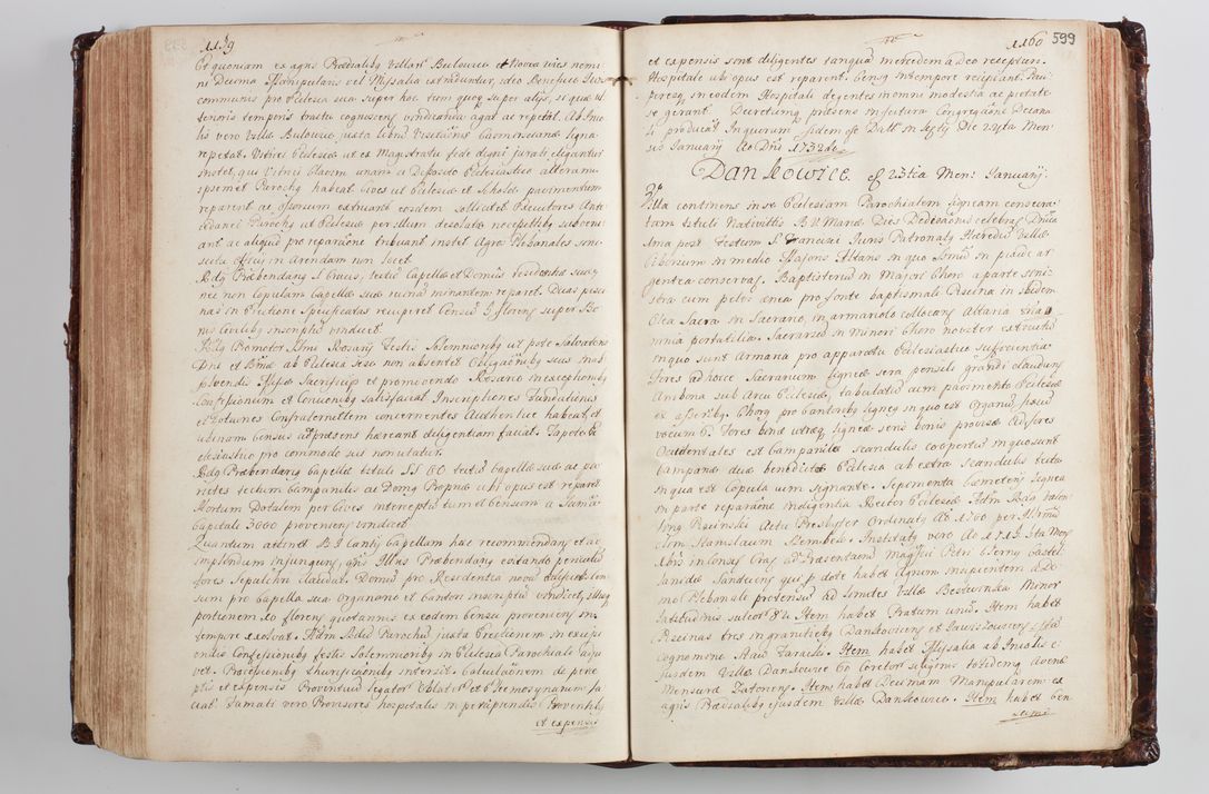 Zdjęcie nr 624 dla obiektu archiwalnego: Wizytacja kanoniczna przeprowadzona w dn. 28 kwietnia 1728 r. przez bpa Michała Kunickiego...