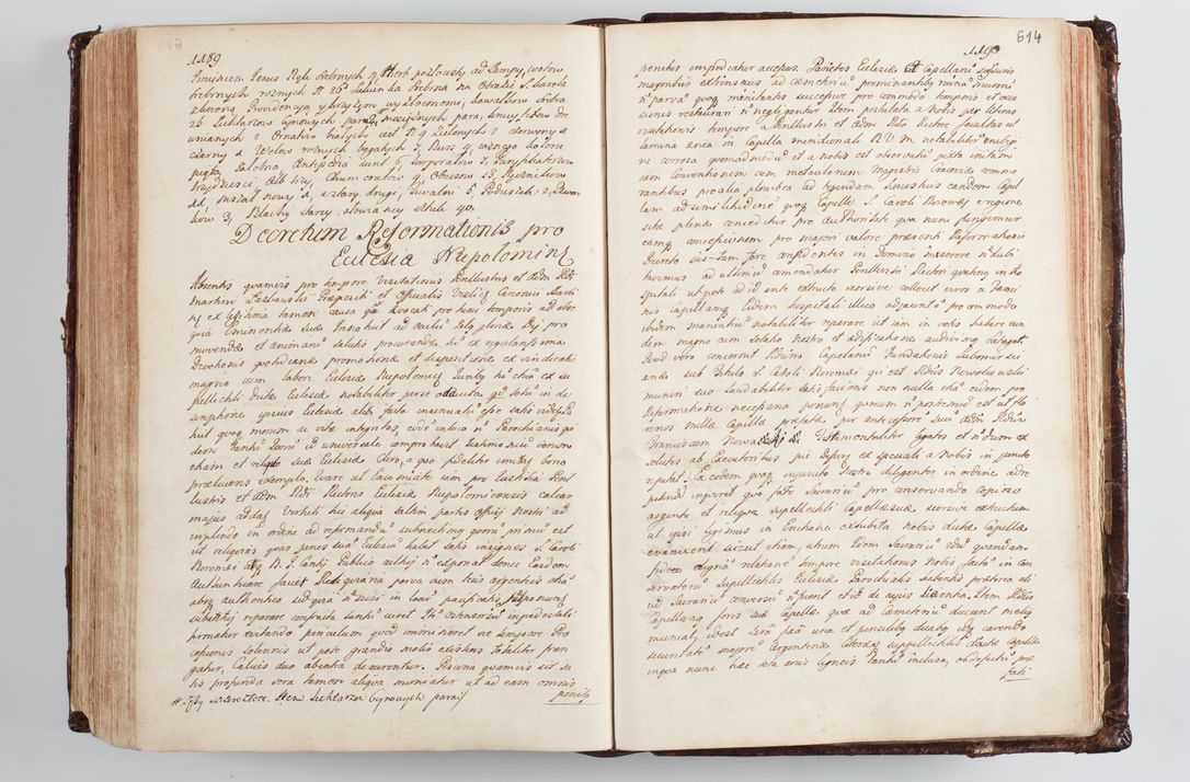 Zdjęcie nr 639 dla obiektu archiwalnego: Wizytacja kanoniczna przeprowadzona w dn. 28 kwietnia 1728 r. przez bpa Michała Kunickiego...