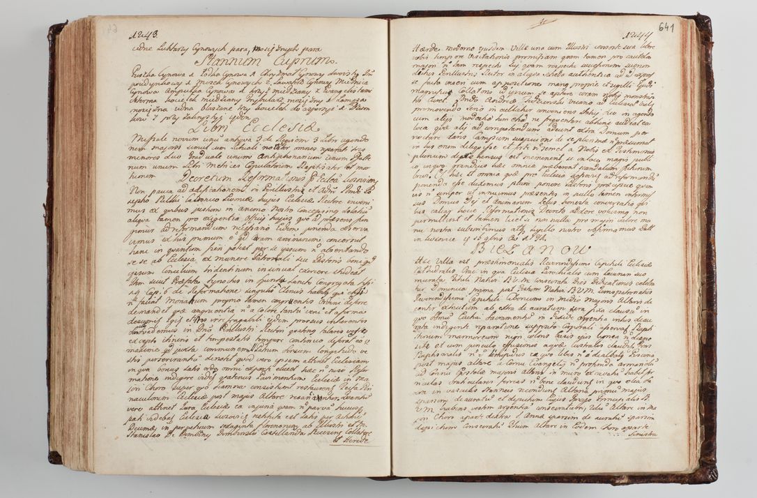 Zdjęcie nr 669 dla obiektu archiwalnego: Wizytacja kanoniczna przeprowadzona w dn. 28 kwietnia 1728 r. przez bpa Michała Kunickiego...