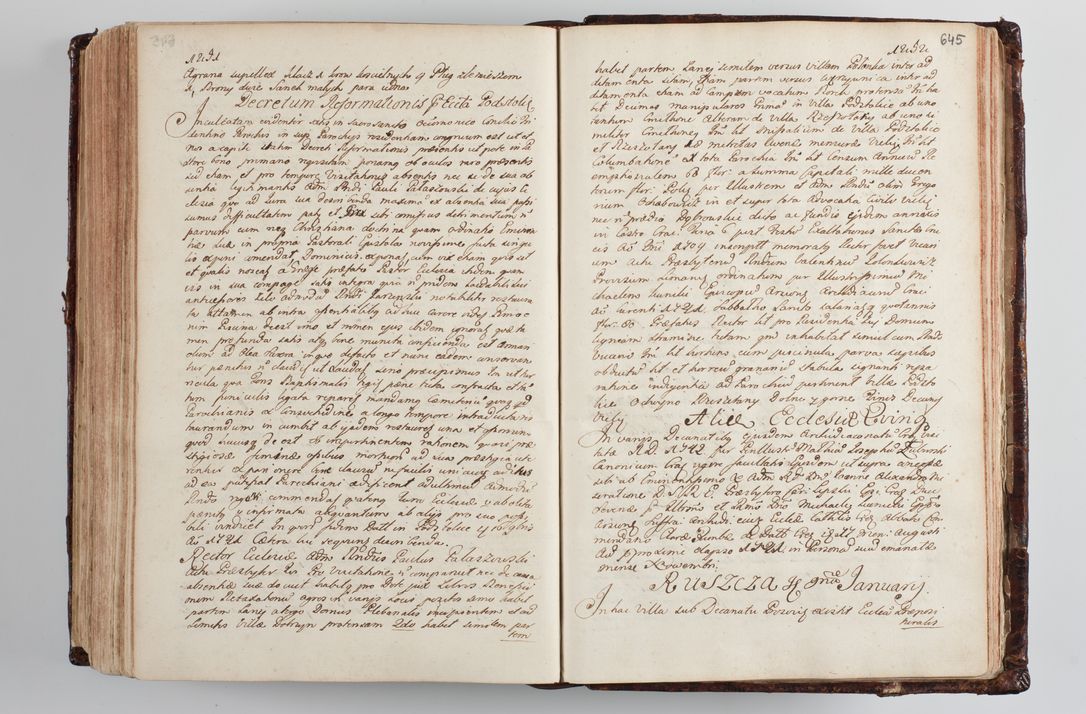 Zdjęcie nr 673 dla obiektu archiwalnego: Wizytacja kanoniczna przeprowadzona w dn. 28 kwietnia 1728 r. przez bpa Michała Kunickiego...