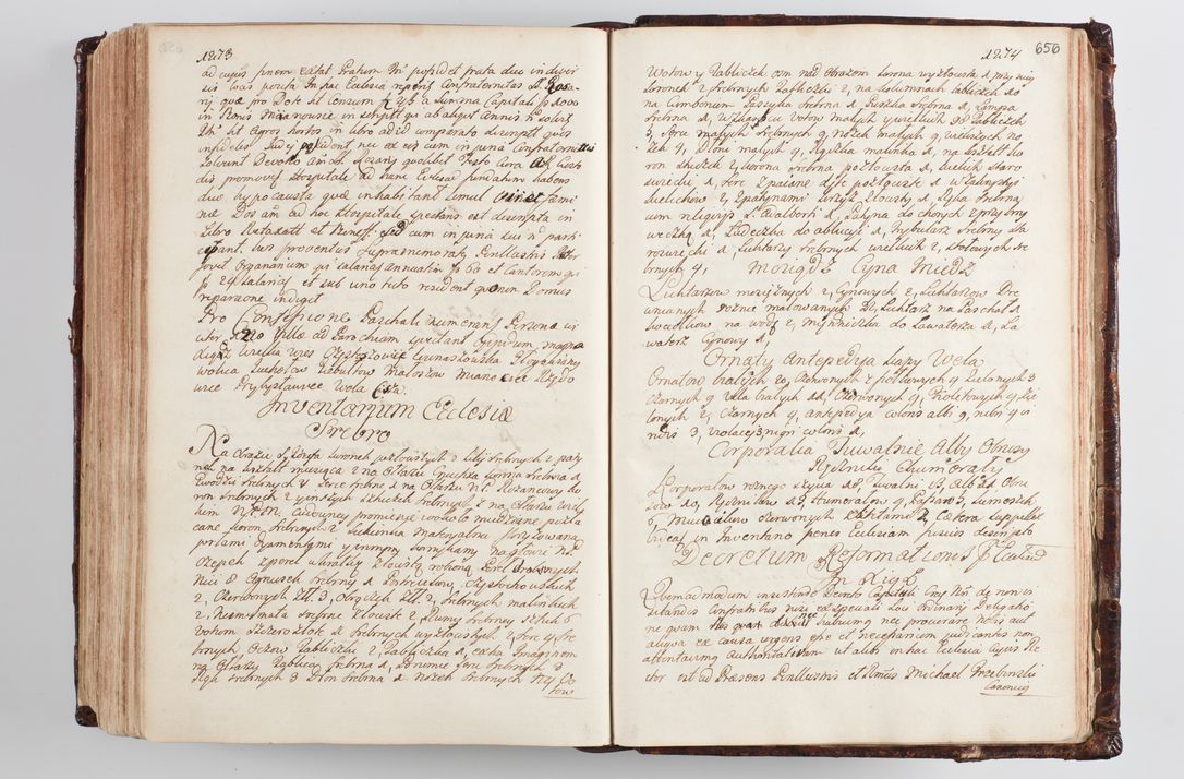 Zdjęcie nr 684 dla obiektu archiwalnego: Wizytacja kanoniczna przeprowadzona w dn. 28 kwietnia 1728 r. przez bpa Michała Kunickiego...