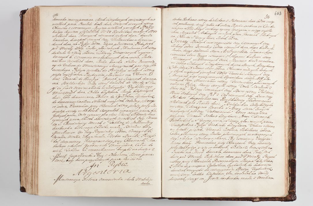 Zdjęcie nr 691 dla obiektu archiwalnego: Wizytacja kanoniczna przeprowadzona w dn. 28 kwietnia 1728 r. przez bpa Michała Kunickiego...