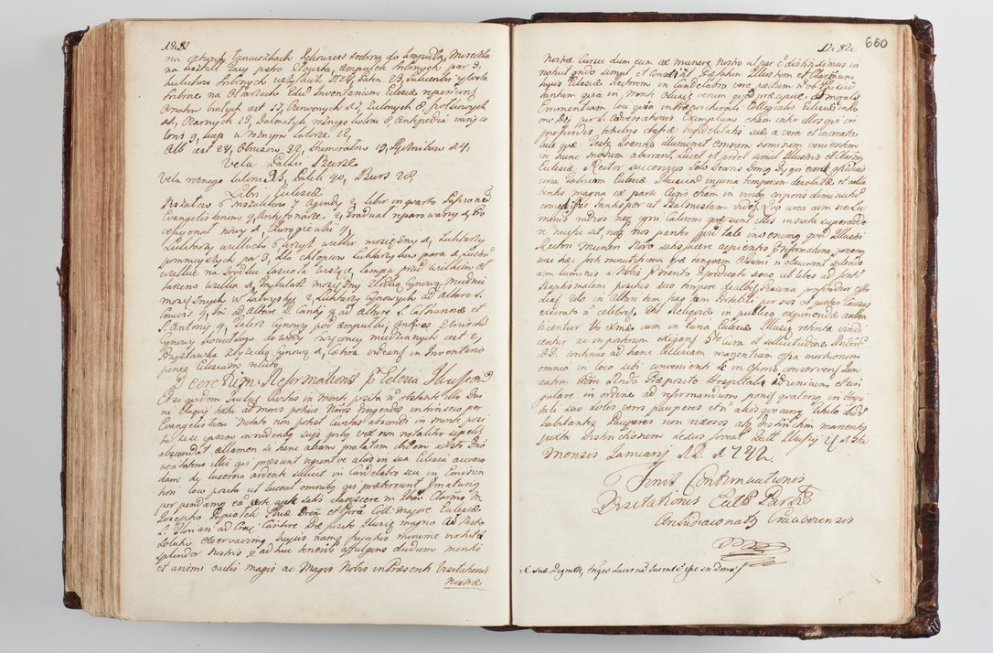 Zdjęcie nr 688 dla obiektu archiwalnego: Wizytacja kanoniczna przeprowadzona w dn. 28 kwietnia 1728 r. przez bpa Michała Kunickiego...