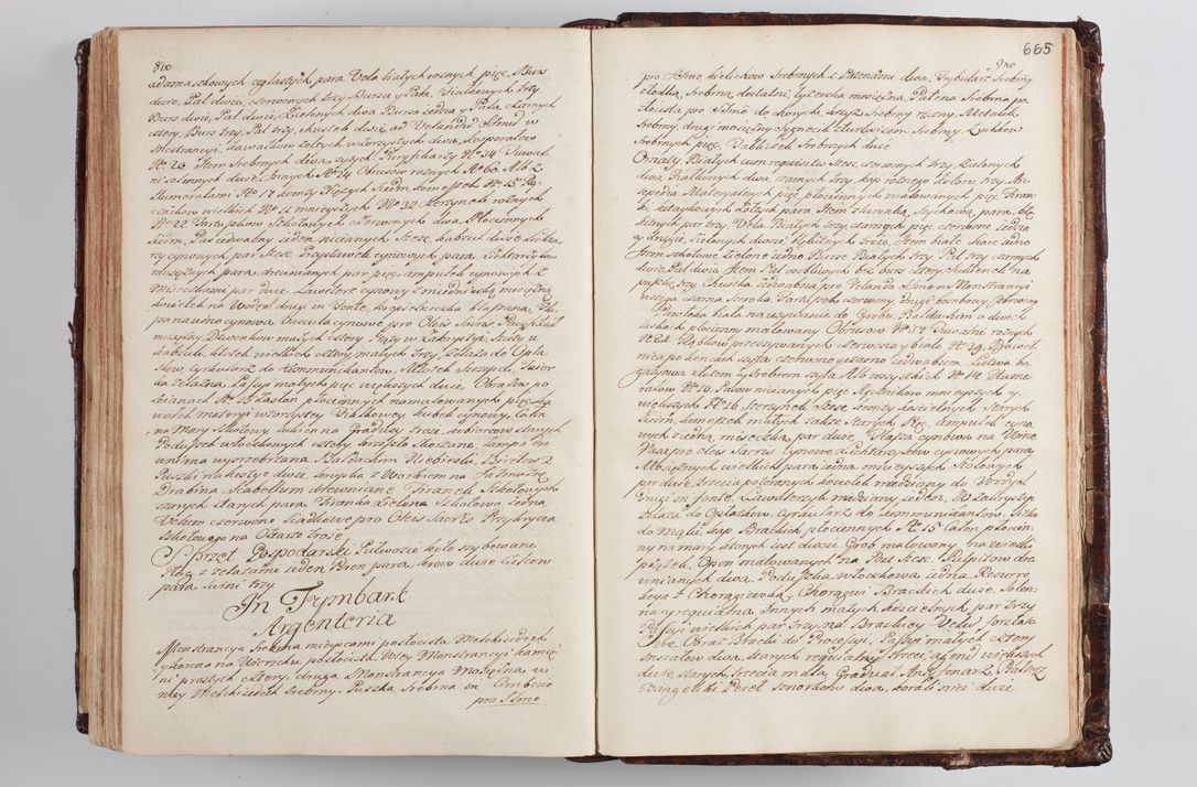 Zdjęcie nr 693 dla obiektu archiwalnego: Wizytacja kanoniczna przeprowadzona w dn. 28 kwietnia 1728 r. przez bpa Michała Kunickiego...