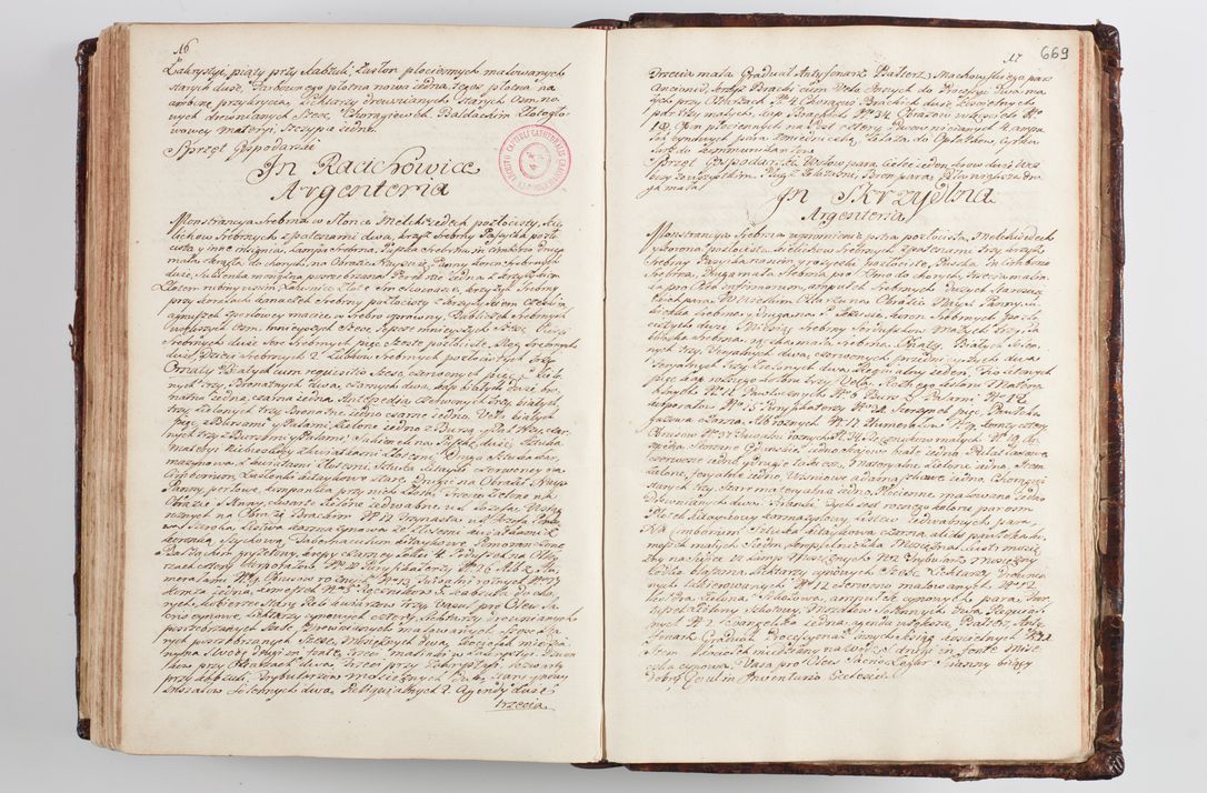 Zdjęcie nr 697 dla obiektu archiwalnego: Wizytacja kanoniczna przeprowadzona w dn. 28 kwietnia 1728 r. przez bpa Michała Kunickiego...