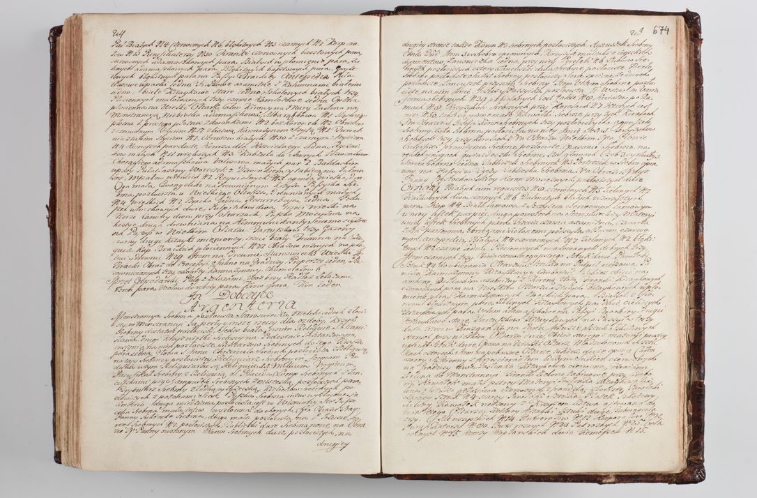 Zdjęcie nr 701 dla obiektu archiwalnego: Wizytacja kanoniczna przeprowadzona w dn. 28 kwietnia 1728 r. przez bpa Michała Kunickiego...