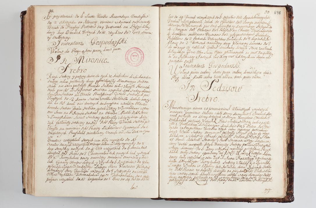 Zdjęcie nr 705 dla obiektu archiwalnego: Wizytacja kanoniczna przeprowadzona w dn. 28 kwietnia 1728 r. przez bpa Michała Kunickiego...