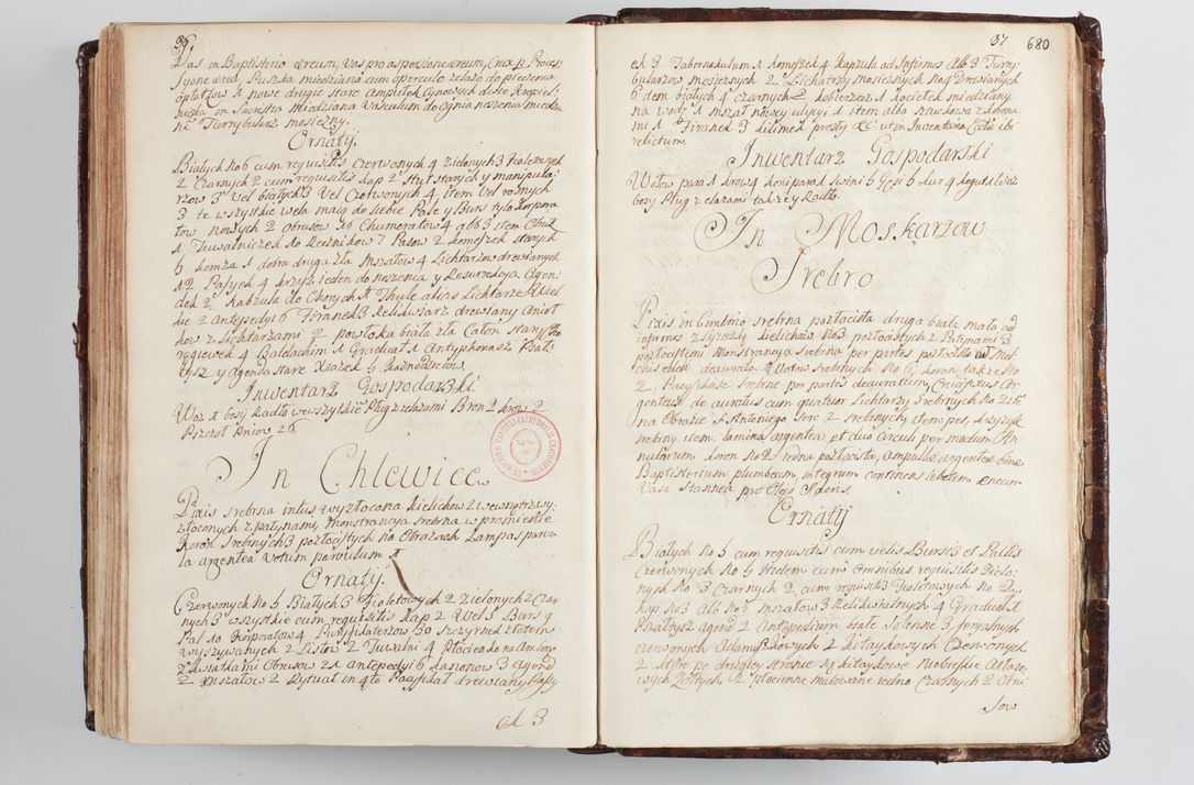 Zdjęcie nr 707 dla obiektu archiwalnego: Wizytacja kanoniczna przeprowadzona w dn. 28 kwietnia 1728 r. przez bpa Michała Kunickiego...