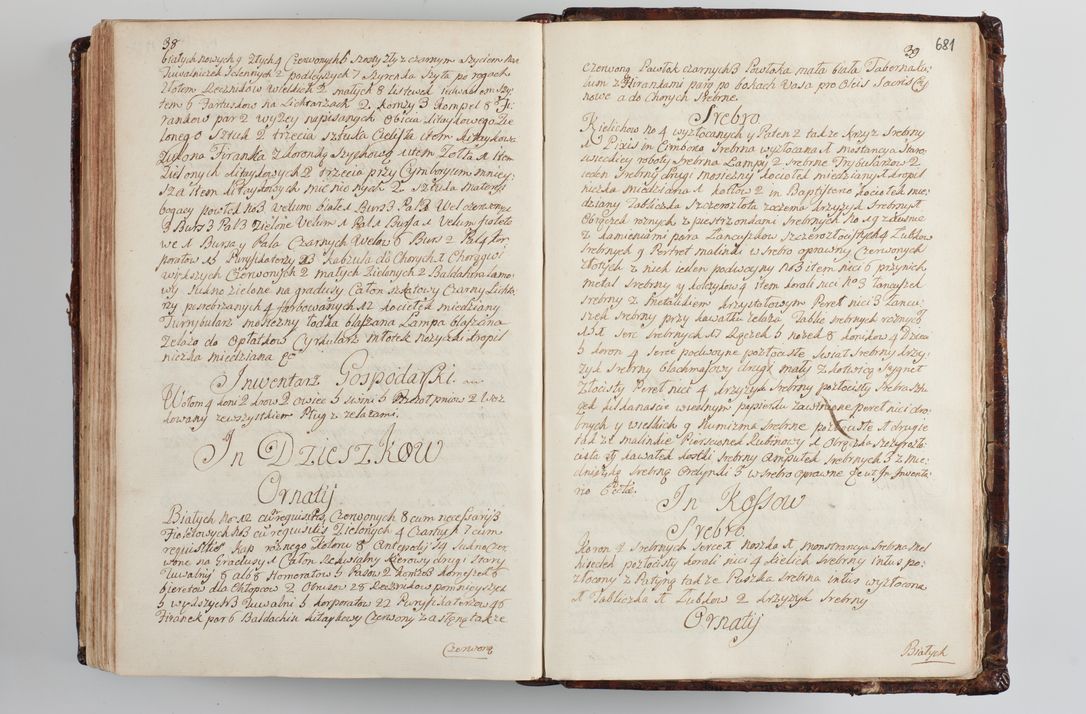 Zdjęcie nr 708 dla obiektu archiwalnego: Wizytacja kanoniczna przeprowadzona w dn. 28 kwietnia 1728 r. przez bpa Michała Kunickiego...