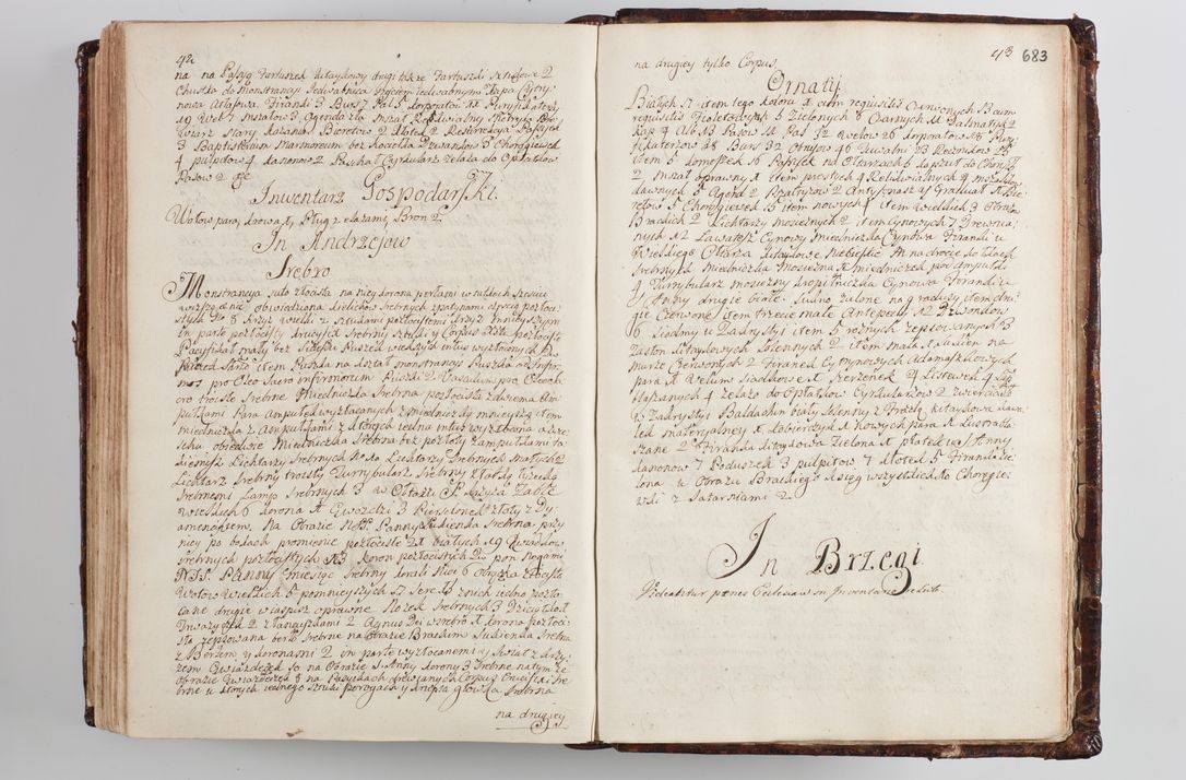 Zdjęcie nr 711 dla obiektu archiwalnego: Wizytacja kanoniczna przeprowadzona w dn. 28 kwietnia 1728 r. przez bpa Michała Kunickiego...