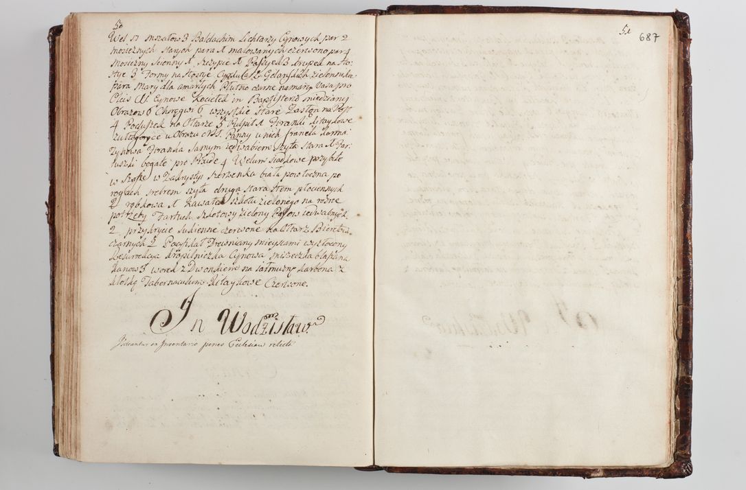 Zdjęcie nr 715 dla obiektu archiwalnego: Wizytacja kanoniczna przeprowadzona w dn. 28 kwietnia 1728 r. przez bpa Michała Kunickiego...