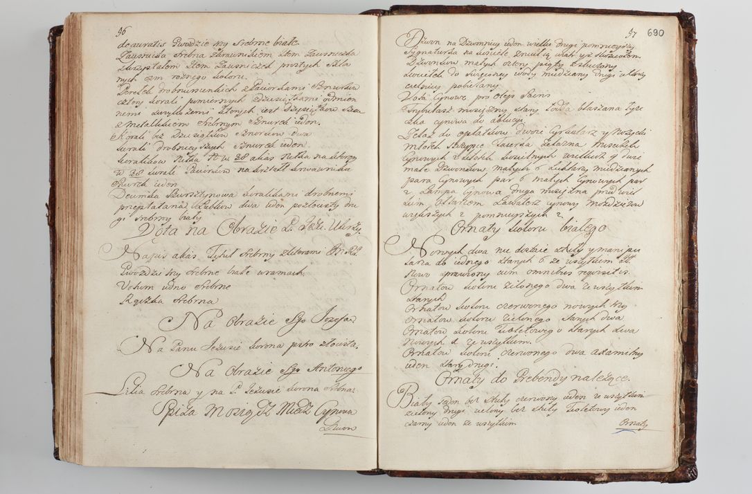 Zdjęcie nr 718 dla obiektu archiwalnego: Wizytacja kanoniczna przeprowadzona w dn. 28 kwietnia 1728 r. przez bpa Michała Kunickiego...